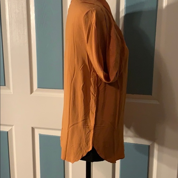 Forever 21 Lace Up Long Sleeves Blouse (Small) - Picture 5 of 6